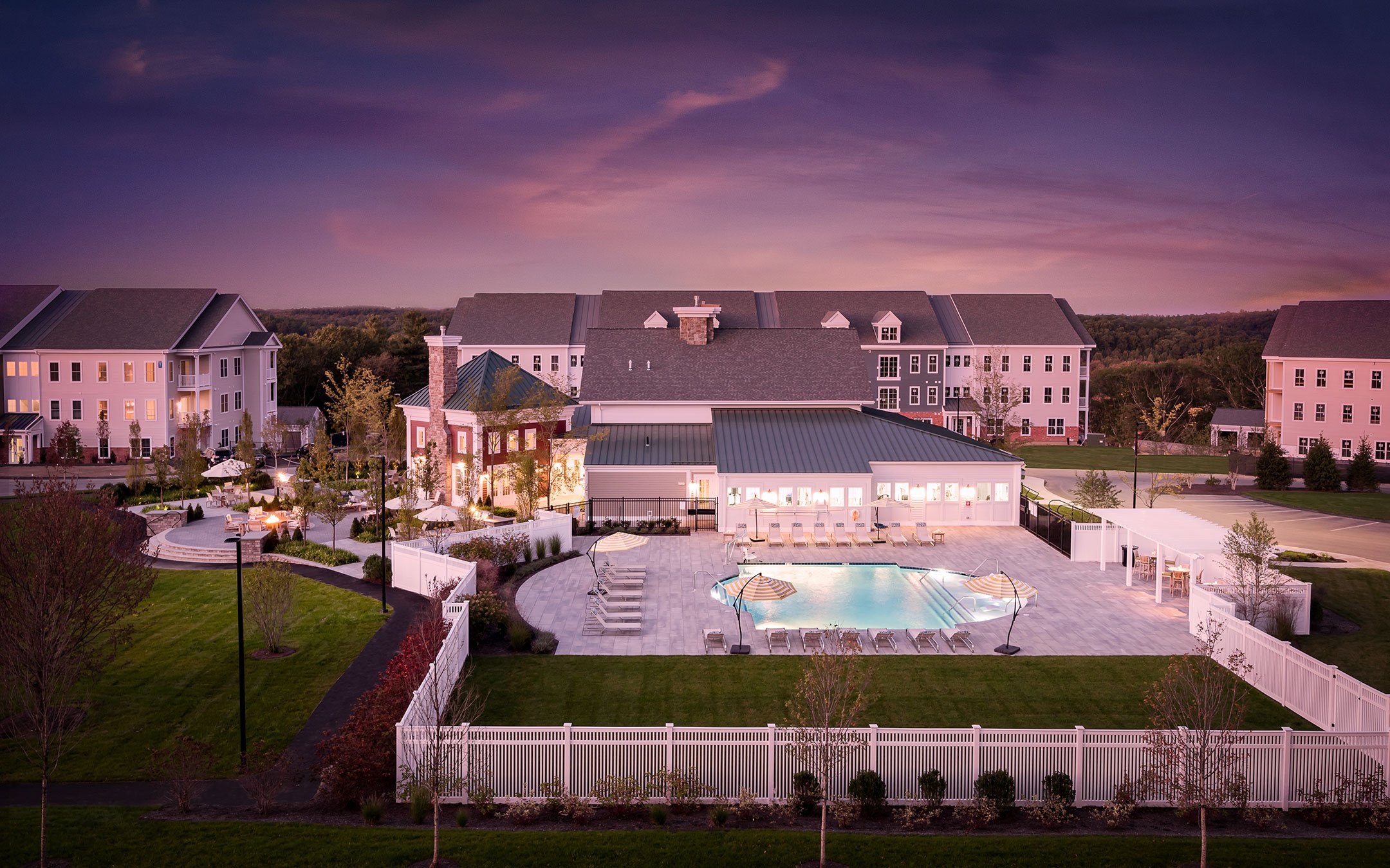 Cirrus Apartments in Ashland MA — elevator-served residences adjacent to the commuter rail