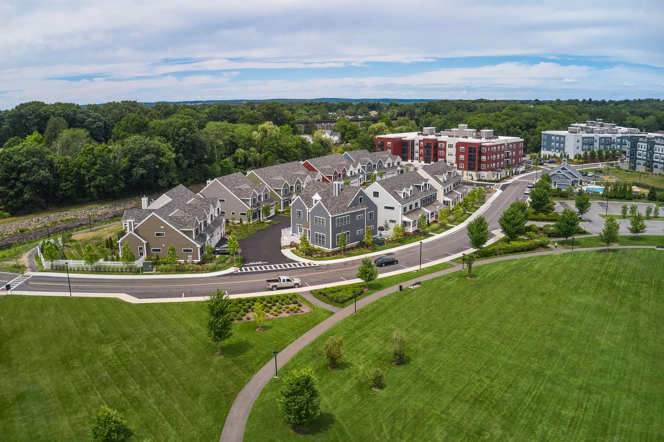 Copperworks condominiums in Canton MA
